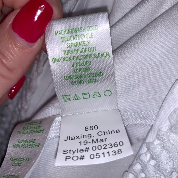 NWT Lilly Pulitzer Janine Tank Flowing Leaf Lace - Picture 8 of 8